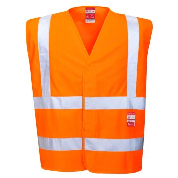 Hi-Vis FR Vest  - Orange - 4X/5X