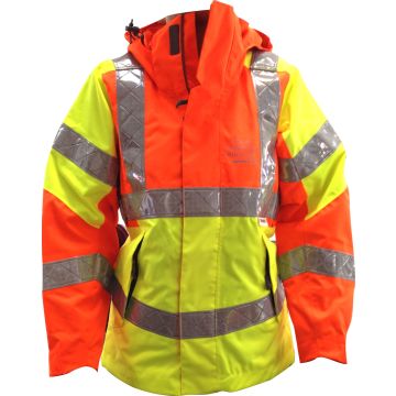 MERLIN LADIES BREATHABLE ORANGE/YELLOW JACKET EN471 CLASS 3