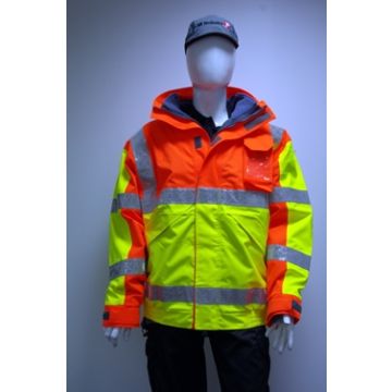 MERLIN BREATHABLE ORANGE/YELLOW BOMBER JACKET EN471 CLASS 3 FIRE SERVICE
