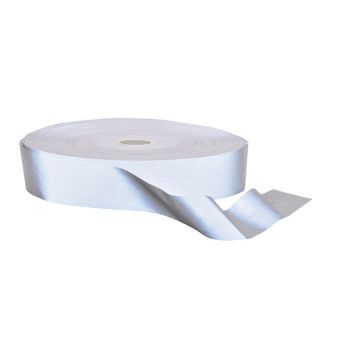 Hi-VisTex Flame Resistant Reflective Tape 100m - Silver -