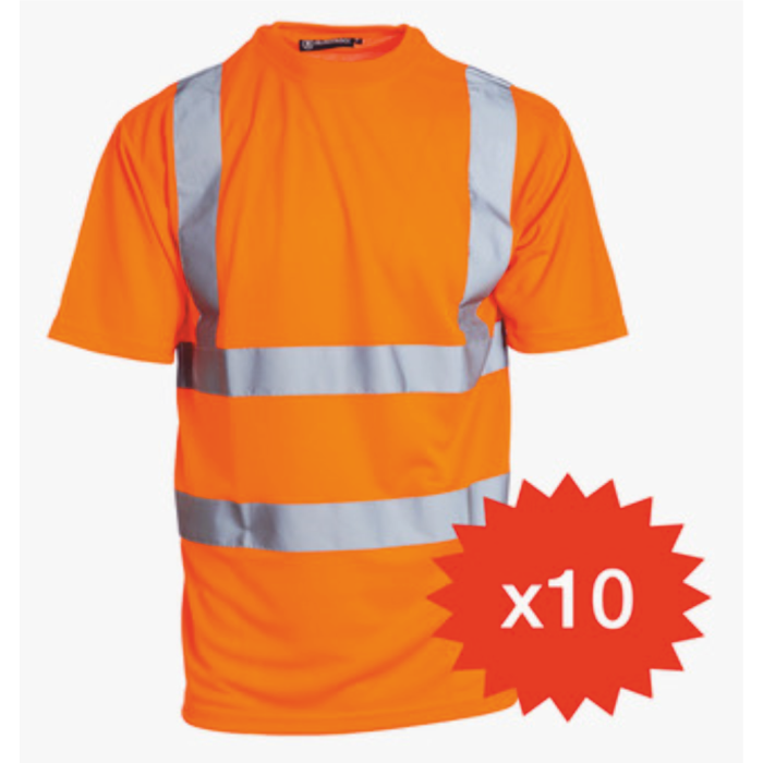 Blackrock Hi-Vis T-Shirt Bundle of 10