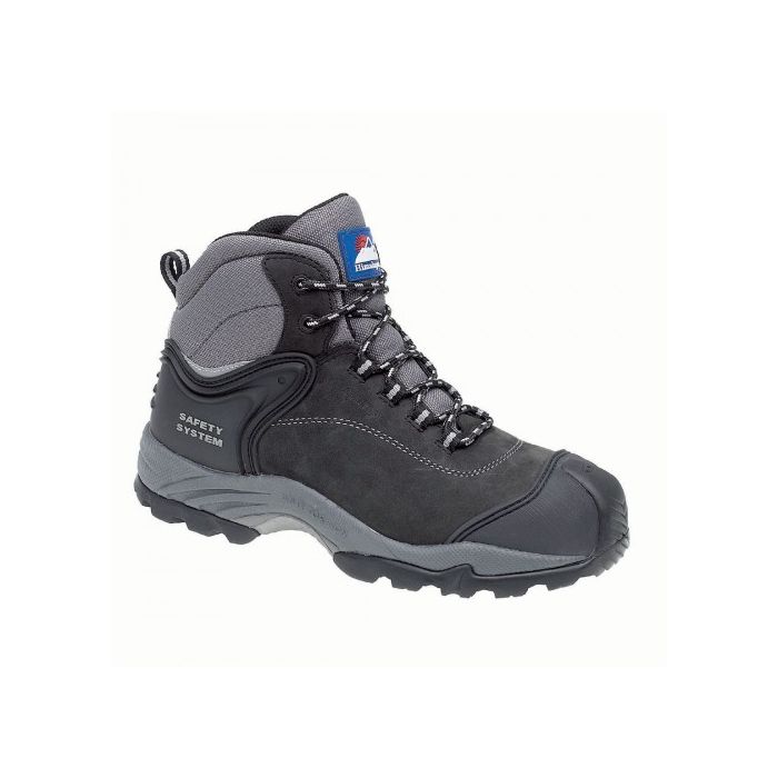 Himalayan 4103 Gravity Black Leather Metal Free Waterproof Safety Boots