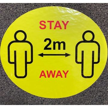 Stay 2m Away Sticker