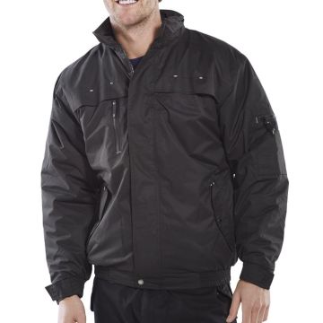 LINCOLN BOMBER JACKET BLACK