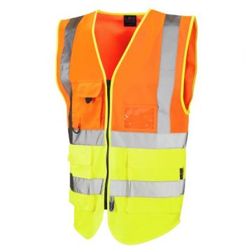 Engineering Waistcoat Hi Viz Orange / Yellow-XS-Orange/Yellow