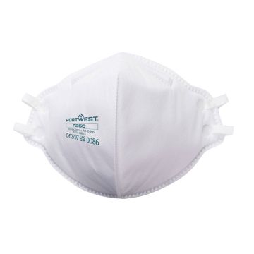 FFP3 Dolomite Fold Flat Respirator (Pk20) - White -