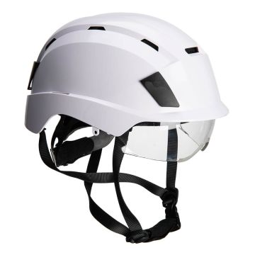 Integrated Visor Helmet - White -