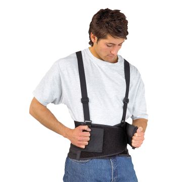 Back Support Belt - Black - M