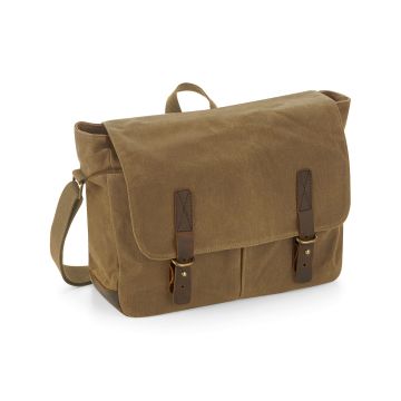 Heritage waxed canvas messenger - Desert Sand - One size