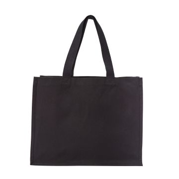 Recycled premium canvas stand-up shopper