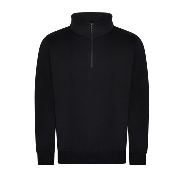 Pro �-neck zip sweatshirt - Black - 2XL