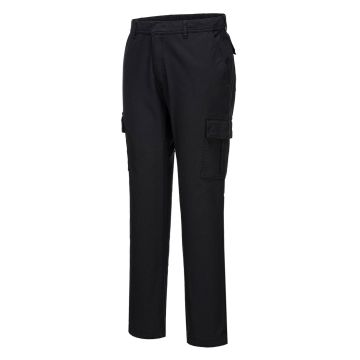 Stretch Slim Fit Combat Trousers - Black - 32