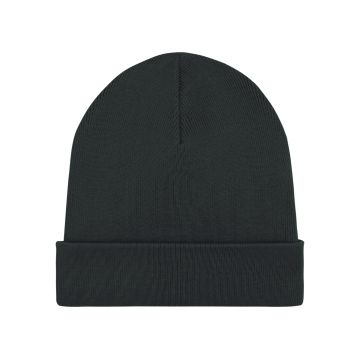 Rib beanie in unisex fit (STAU772) - Black - One size