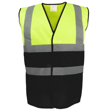 Hi-vis two-tone waistcoat (HVW122)