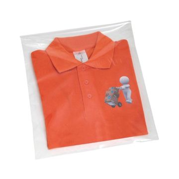 Clear - 1216 - Polypropylene shirt bag