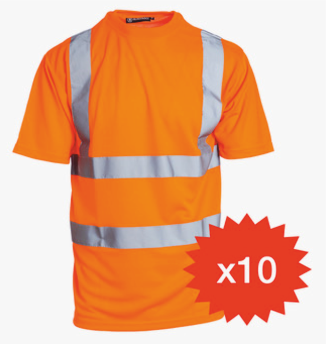 Blackrock Hi-Vis T-Shirt Bundle of 10 Blackrock Hi-Vis T-Shirt Bundle of 10